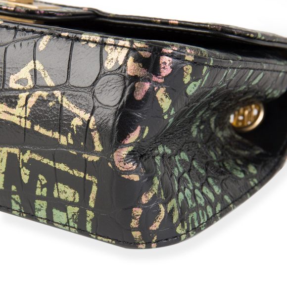 Chanel Black Crocodile Embossed Graffiti Reissue 2.55 224 Mini Flap Bag - Picture 11 of 12